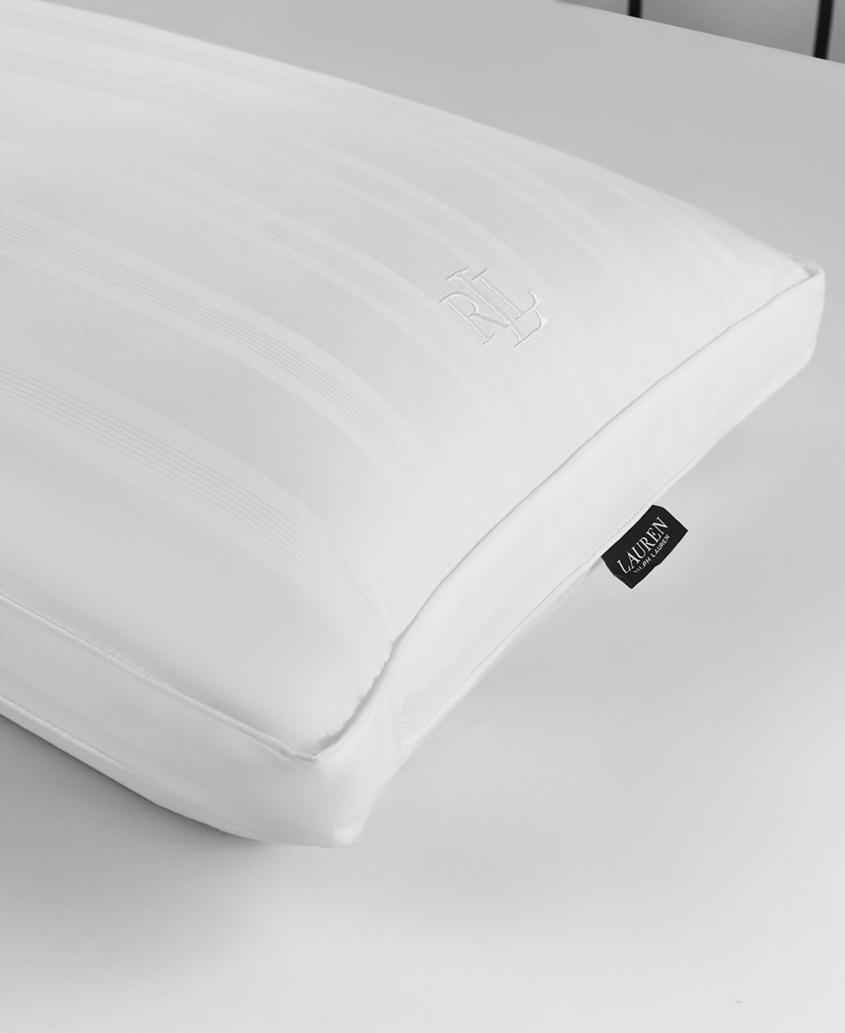 Ralph Lauren Down-like Dream Firm Density Down Alternative Pillow, King In White