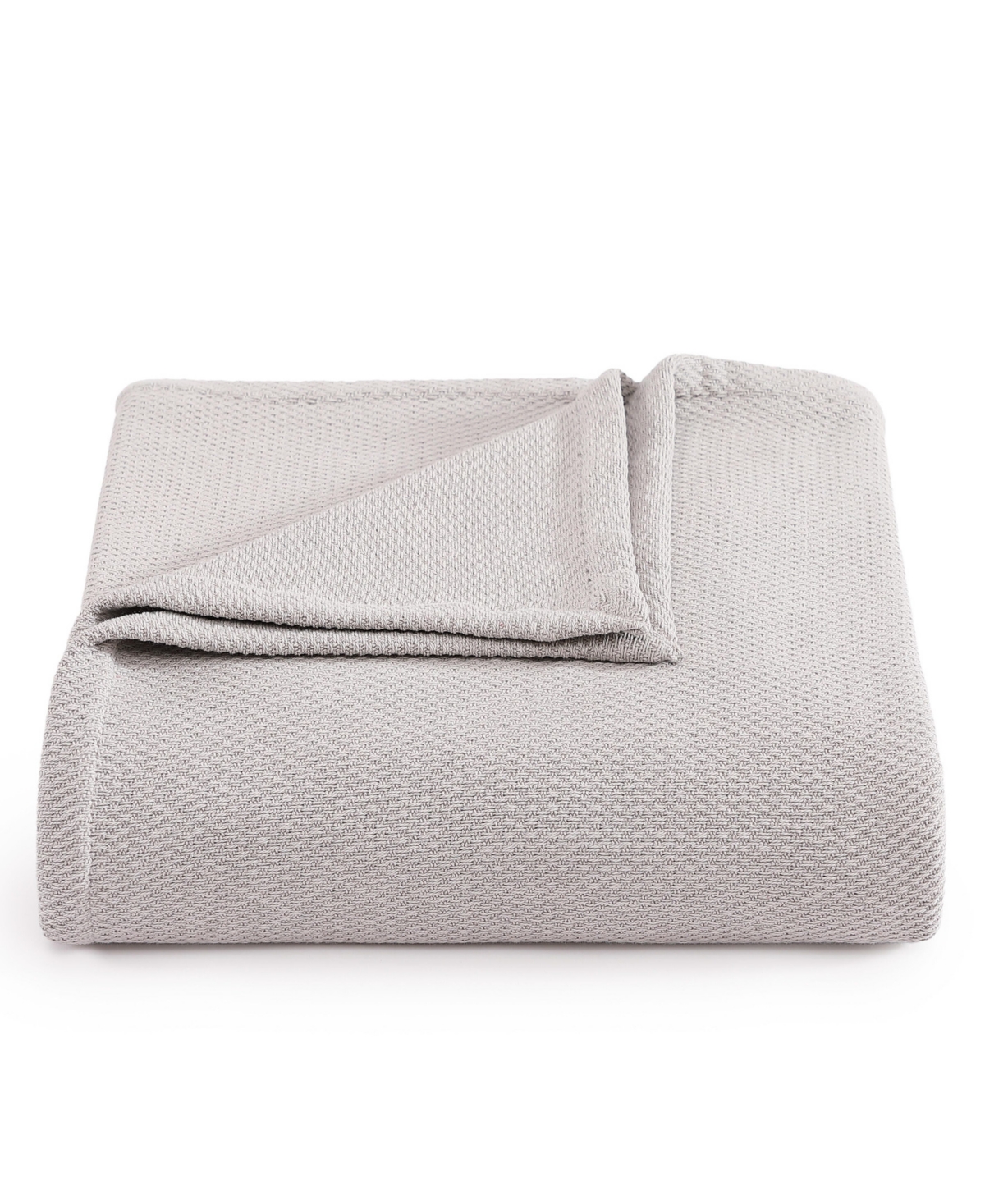 Tommy Hilfiger Pique Solid Cotton Blanket, King