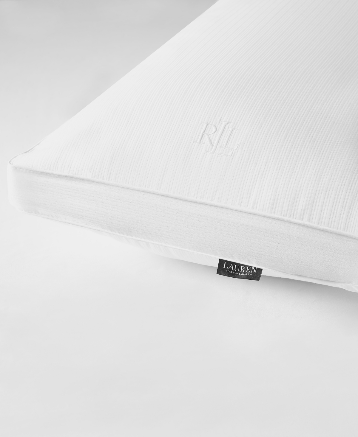 Ralph Lauren Greatloft Never Flat Foam Core Extra-firm Density Down-alternative Pillow, King In White