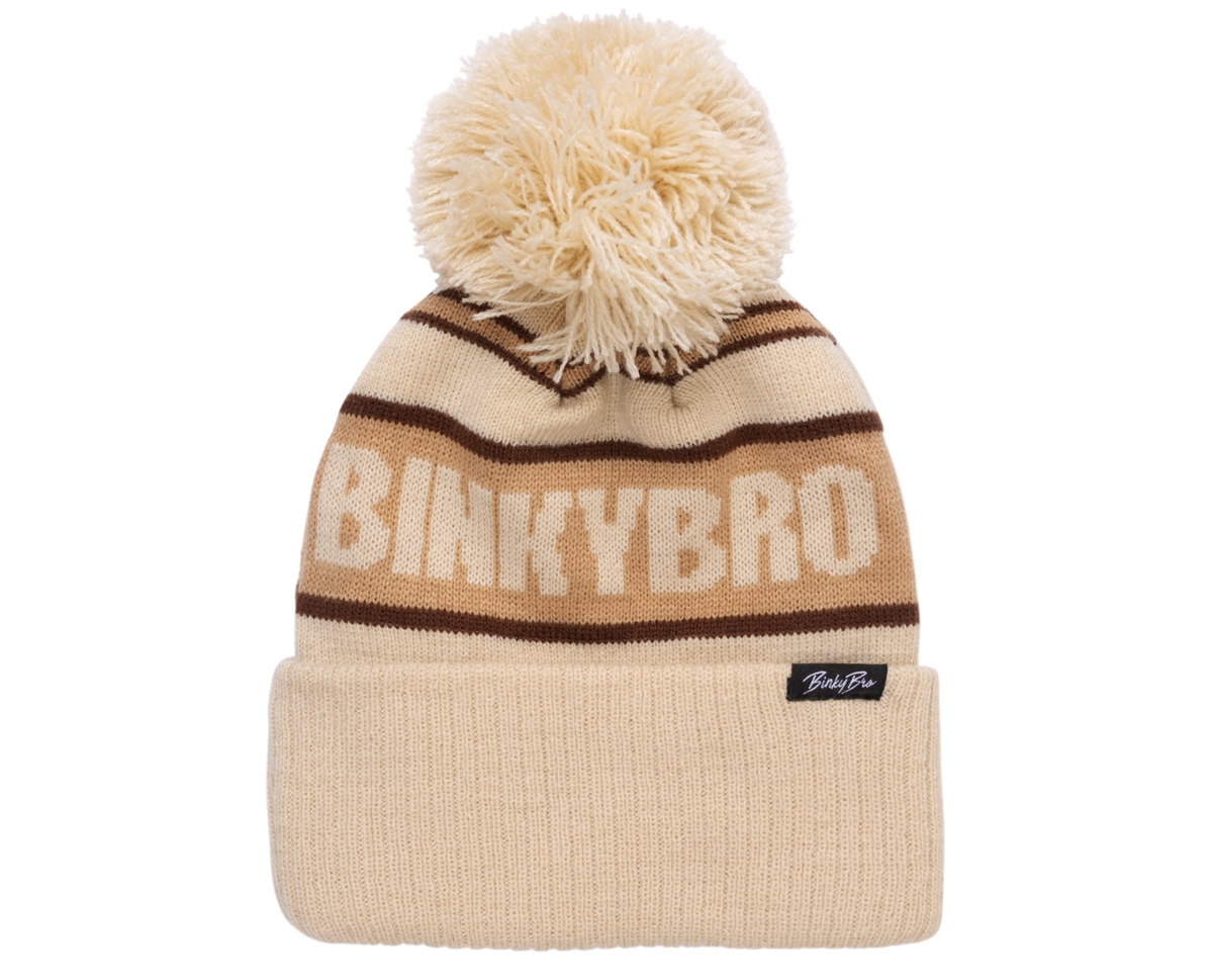 Men's Adult Jupiter Brown Beanie - Beige and brown