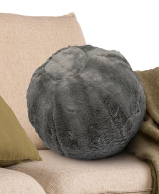 Ultra Soft Ball Decorative Pillow, 10" x 10"