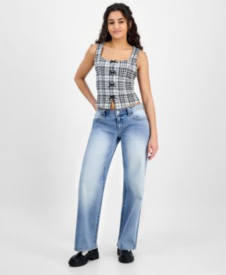 Celebrity Pink - Juniors' Low-Rise Baggy Jeans
