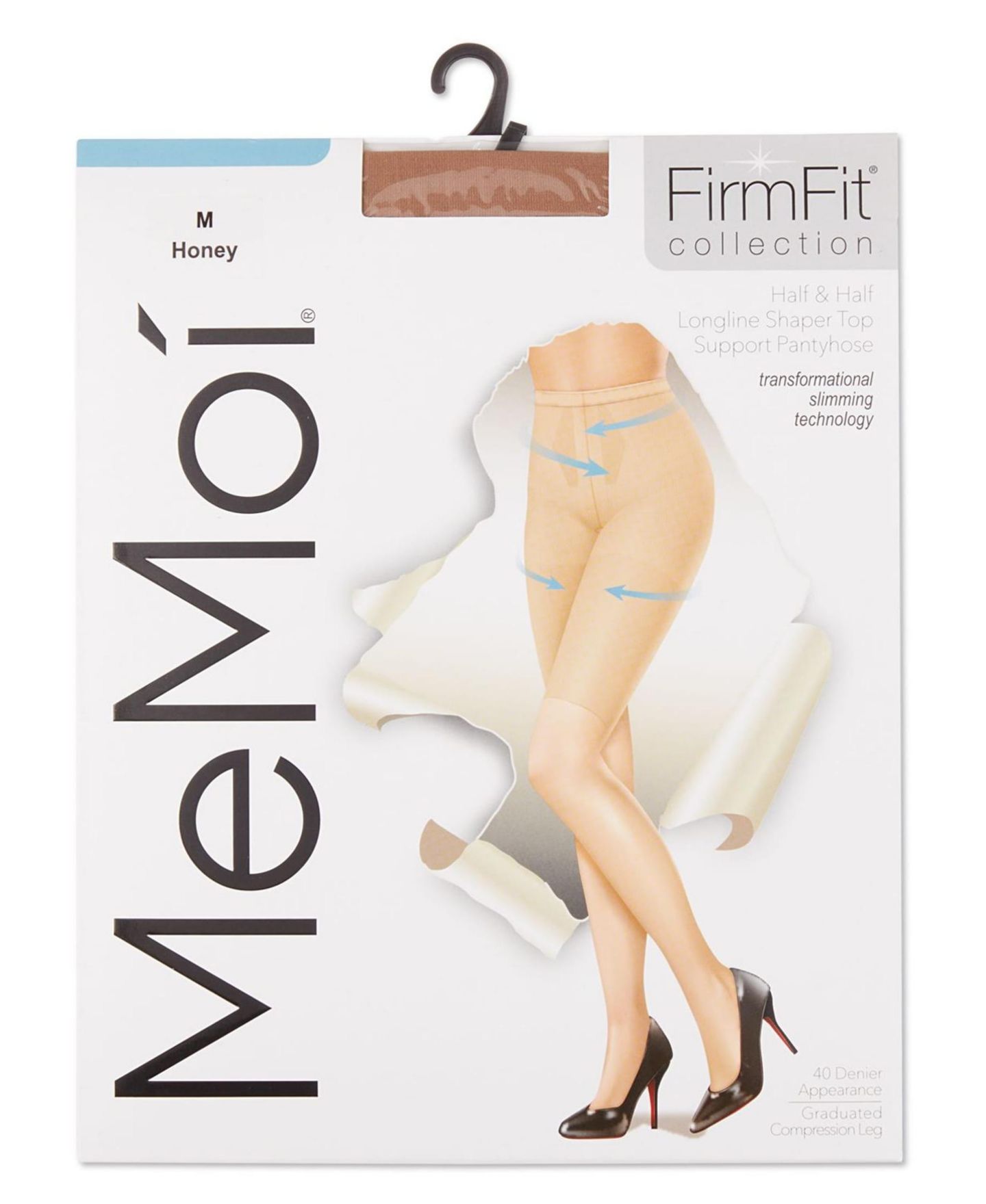 Женские колготки MeMoi Half Support Leg Tights MM-320, цвет: Медовый — фото 4