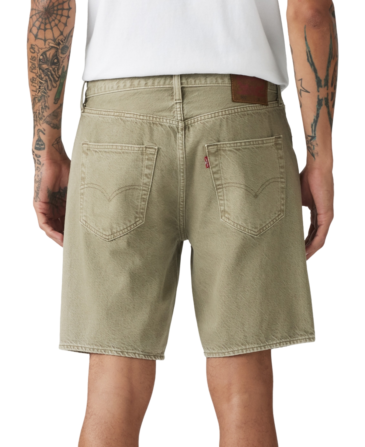 Levi's Green 501 Original Denim Shorts In Green