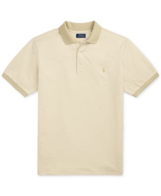 Men's Big & Tall Houndstooth Jersey Polo Shirt