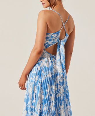 Women's Blythe Pleated Tie-Back Dress