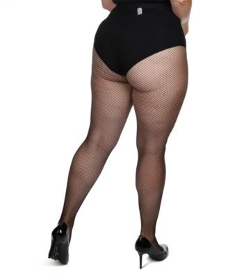 Plus Size Curvy Fishnet Tights MM-2370