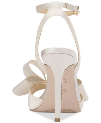 Women's Olivine Bow High-Heel Stiletto Dress Sandals