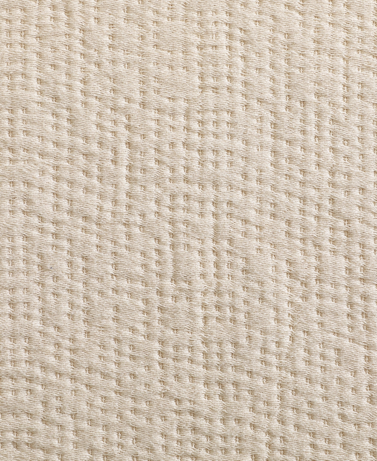 Tommy Hilfiger Running Stitch Solid Cotton Blanket, Twin