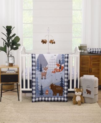 National Park Buffalo Check 3-Pc. Quilt Set, Crib