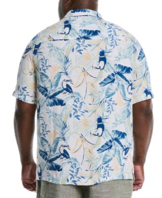 Men's Big & Tall Classic-Fit Toucan-Print Button-Down Shirt 