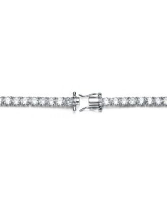 Cubic Zirconia 4mm magnetic lock Tennis Bracelet
