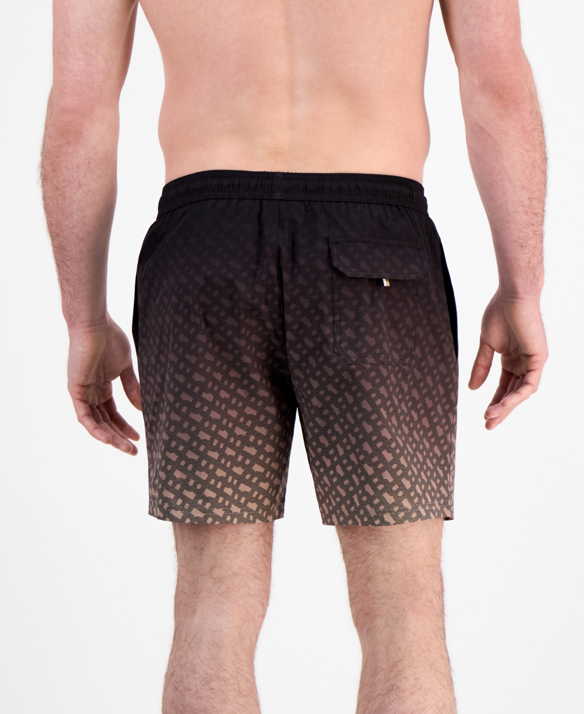 Hugo Boss Monogram-print Swim Shorts