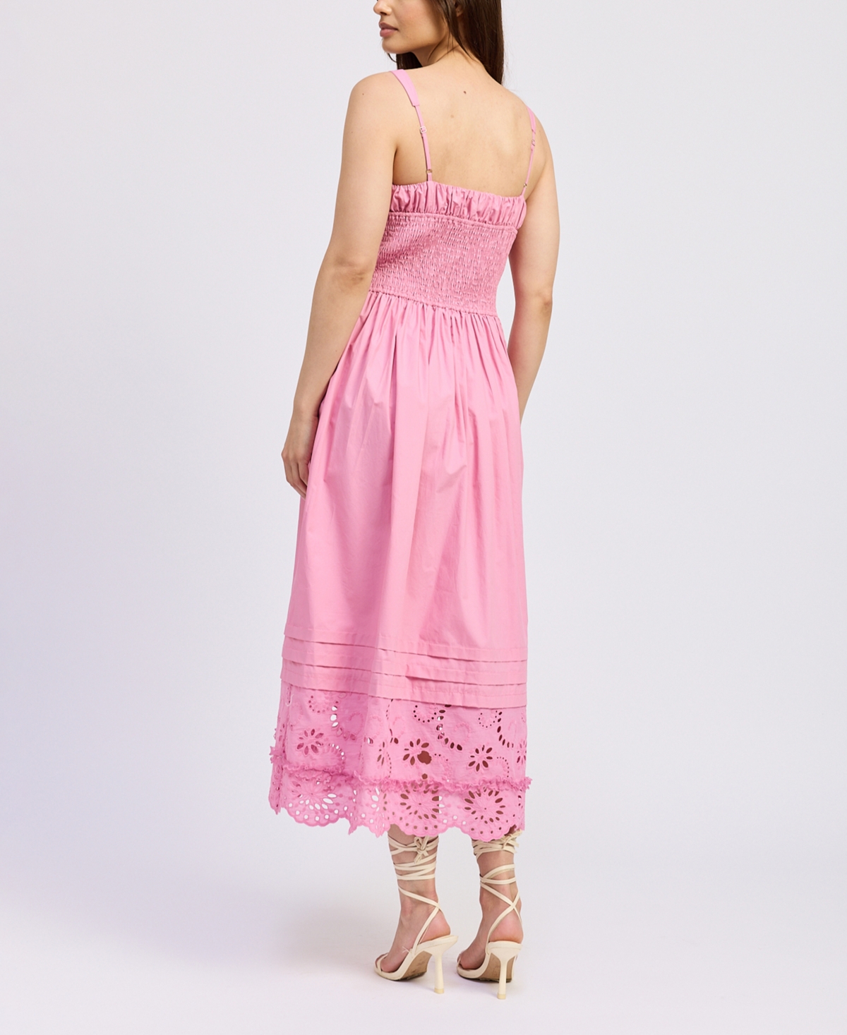 En Saison Peyton Midi Dress In Light Fucshia