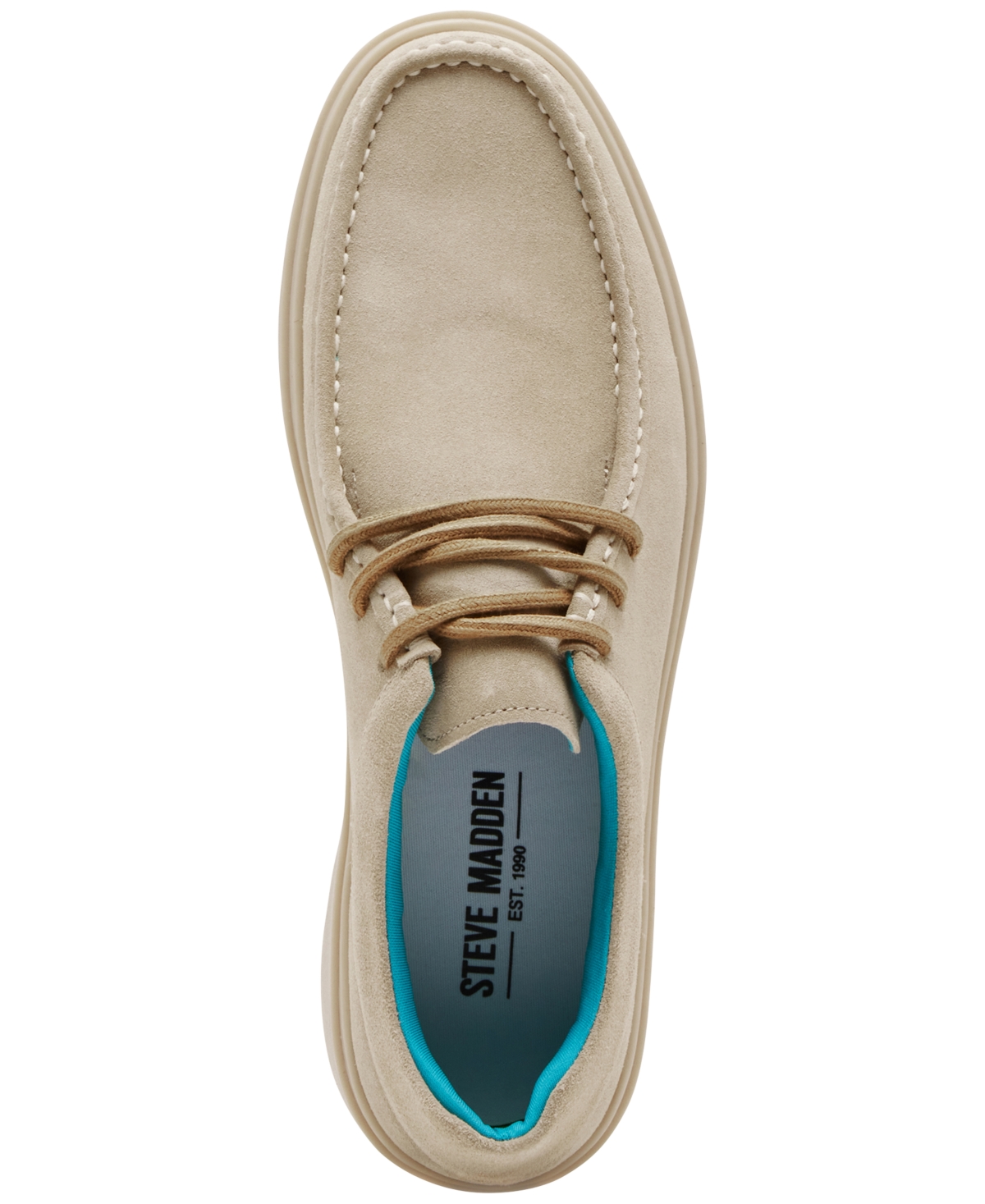 Steve Madden Men's Breezes Suede Moc Toe Sneaker In Taupe Suede