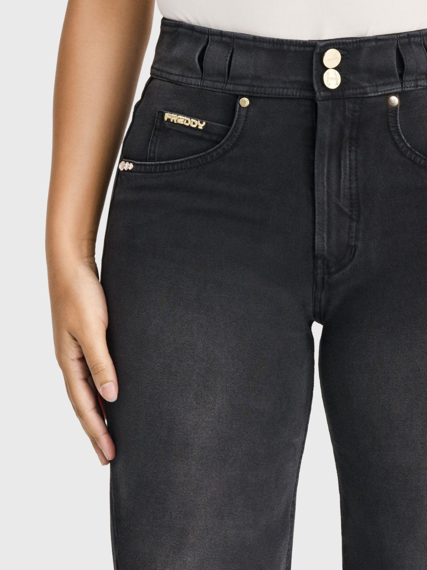 Women's High-Rise Shaping Wide Leg Jeans