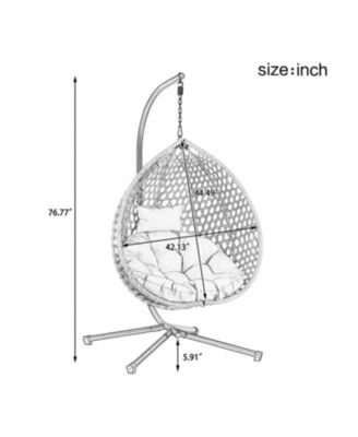 Versatile Hanging Egg Chair for Indoor and Outdoor Use