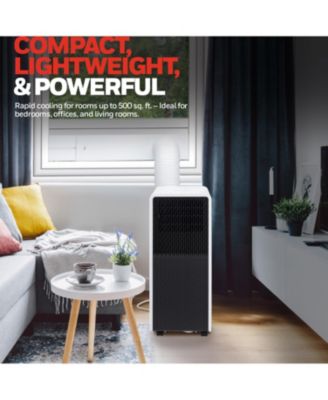 11,000 BTU Slim Portable AC with Fan, Dehumidifier – Cools Up to 500 Sq. Ft., HX2CESAWG8 (8,000 BTU SACC)