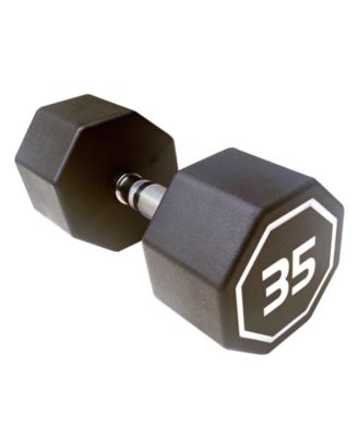 35LBS APOLLO Octagonal Dumbbells – High-End RPE Material, Non-Slip Handle, Durable for Home Gym Use