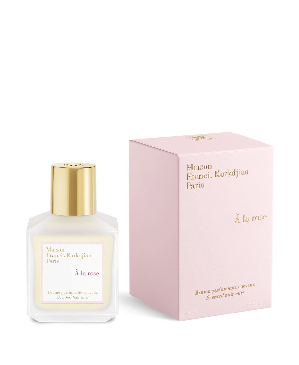 Maison Francis Kurkdjian A La Rose Scented Hair Mist, 2.4 Oz. In Transparent