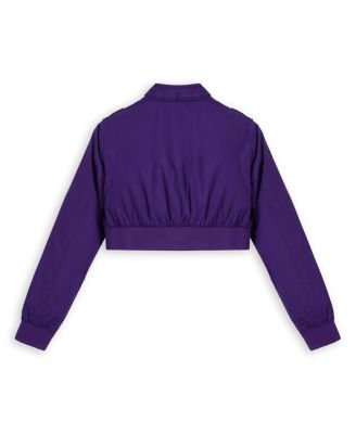 Women's Mini Cropped Racer Jacket