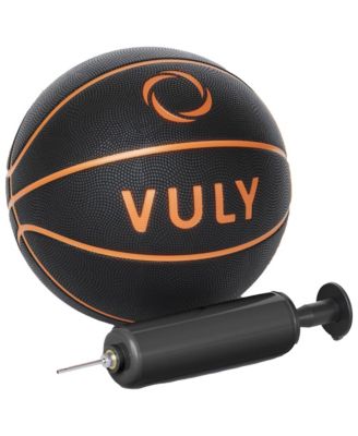 Basketball Set Attachment with Backboard, Netted Hoop, Mini Basketball, and Hand Air Pump Compatible with Trampolines and Swing Sets