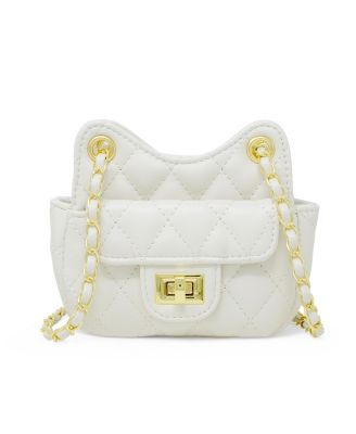 Girls Tiny Quilted Treasure Purse, Pink