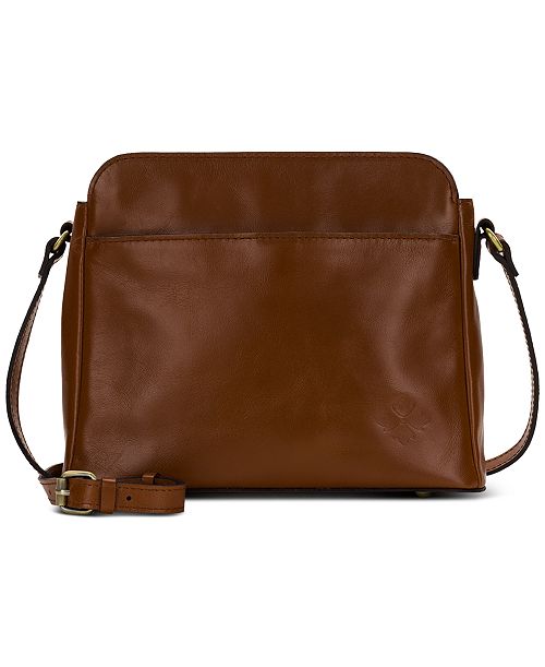 alfani Patricia Nash Ithaca Small Leather Crossbody Bag Handbags Purses & Accessories