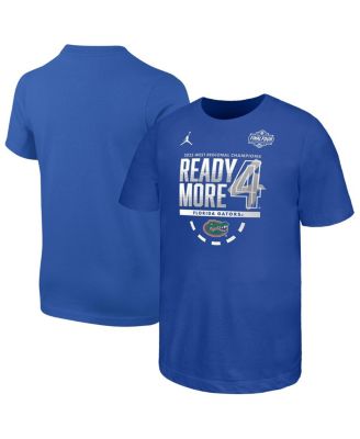 Nike - Big Boys and Girls Royal Florida Gators 2025 NCAA Men's Basketball Tournament March Madness Final Four Locker Room T-Shirt