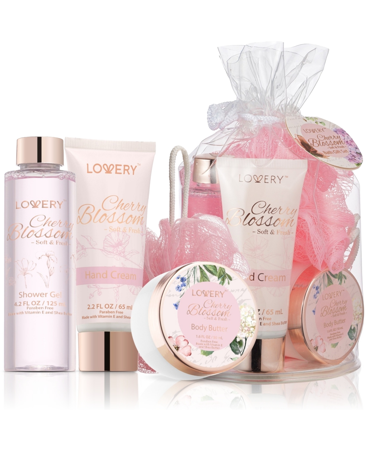5-Pc. Cherry Blossom Bath Gift Set