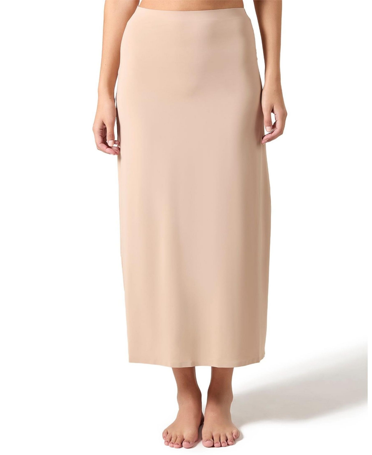 Women's Silky-Smooth Bonded 34" Maxi Slip Skirt CSP202-34 - Nude