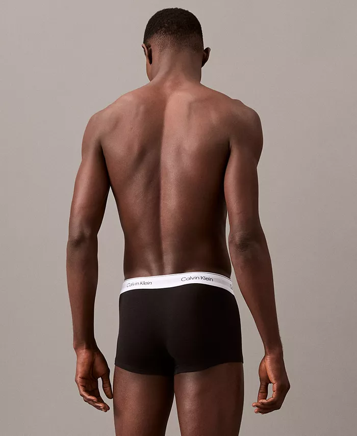 Men's Icon Cotton Stretch Low-Rise Trunks, 3-Pack - thumbnail 10