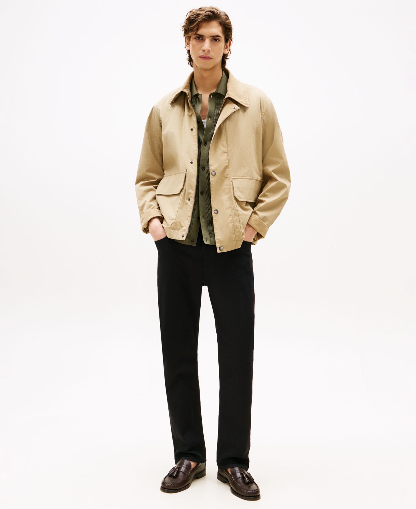 Мужские джинсы Tommy Hilfiger Mercer Regular-Fit, цвет: Чёрный — фото 2