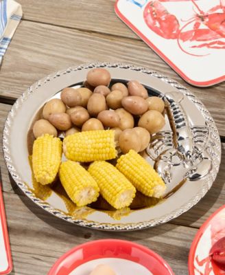 Silver Plated Lobster Round Platter