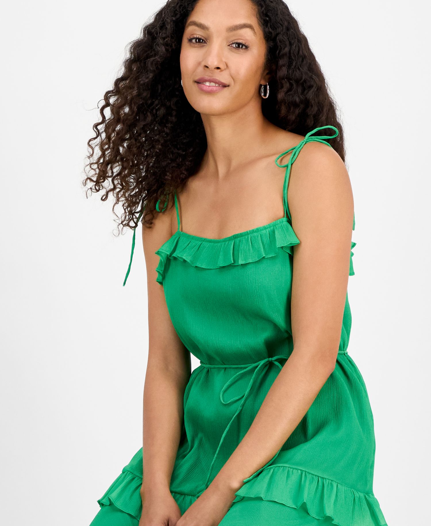 Women's Tie-Strap Maxi Dress