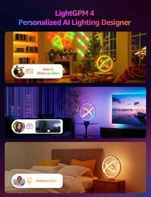 TB1 RGB+IC Addressable Lamp Alexa Google Enabled AI Smart LED Table Lamp