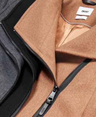 Women's Asymmetric Front-Zip Belted Coat, Exclusively at Macy's