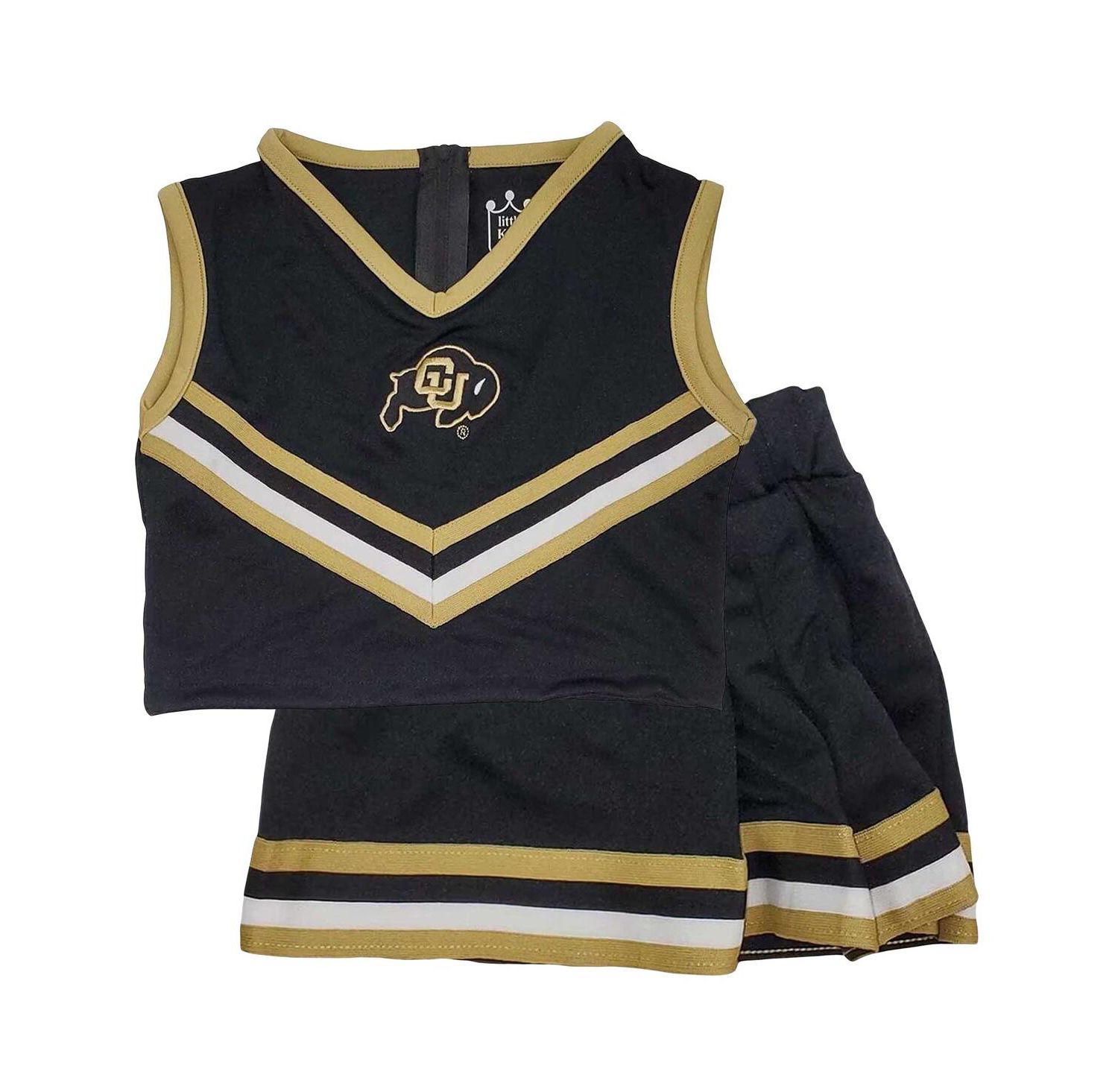 Big Girls 2-Piece Big Girls Black Colorado Buffaloes Cheer Set