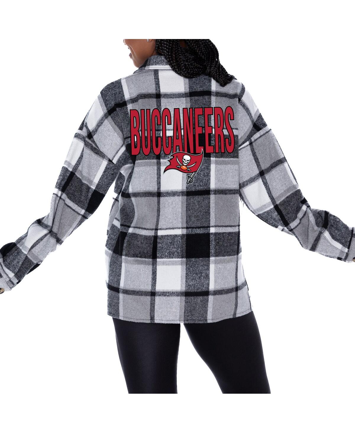 Gameday Couture Women's Gray Dallas Cowboys Fieldside Fun Plaid Button-up Overshirt In Gray