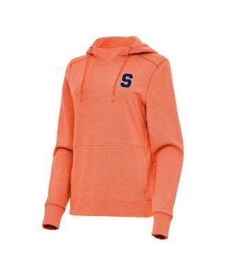Women's Heather Orange Syracuse Orange Justice Pullover Hoodie