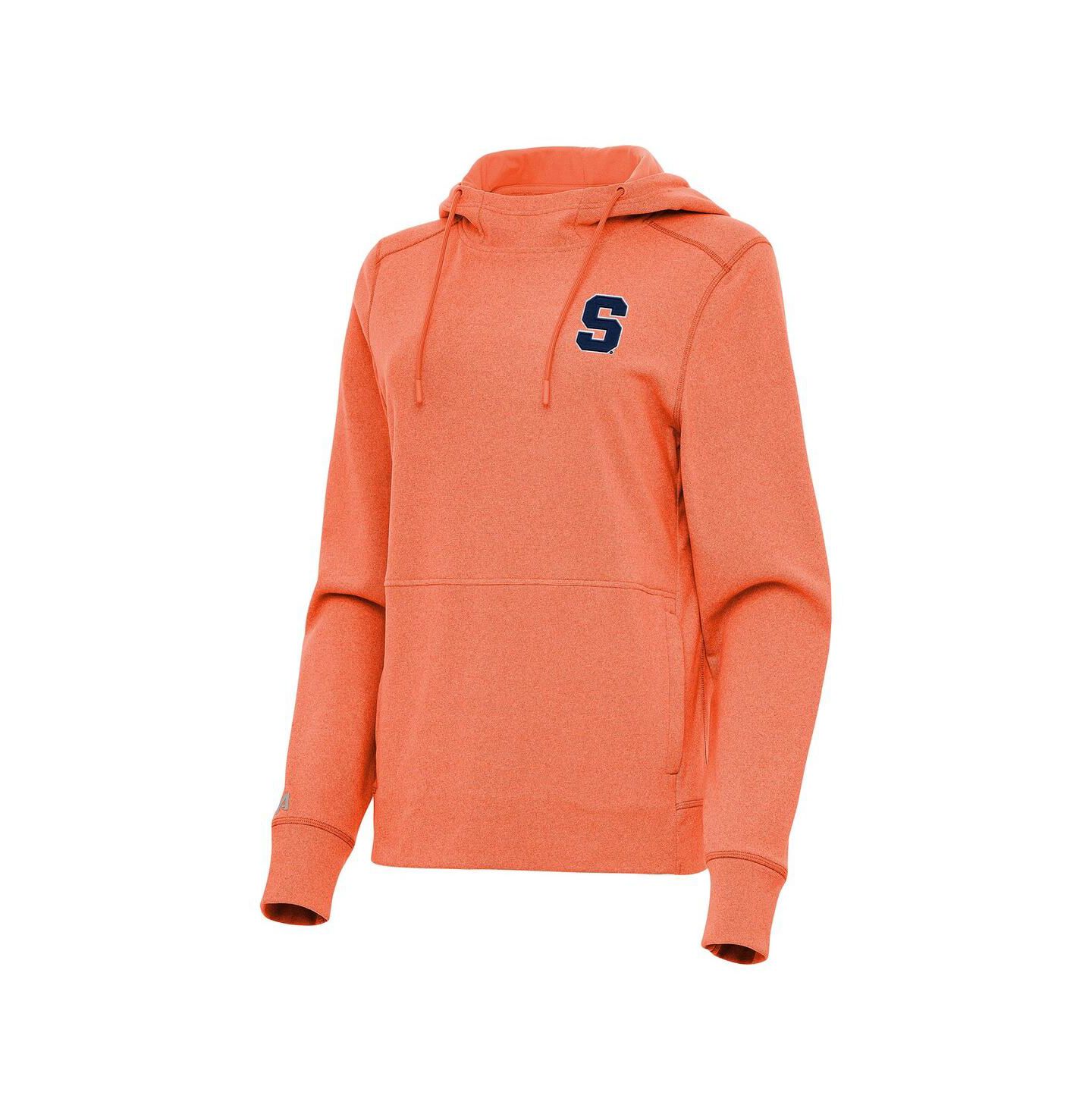 Женское худи Antigua Heather Orange Syracuse Orange Justice Pullover — фото 1