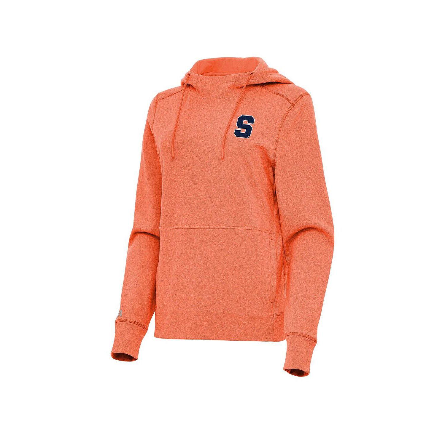 Women's Heather Orange Syracuse Orange Justice Pullover Hoodie