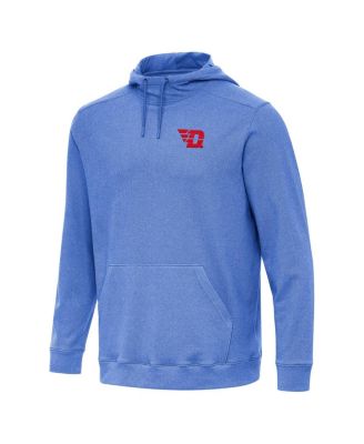 Antigua - Men's Heather Royal Dayton Flyers Cloud Pullover Hoodie