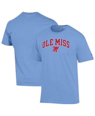 Champion - Men's&nbsp; Powder Blue Ole Miss Rebels Arch Over Logo T-Shirt