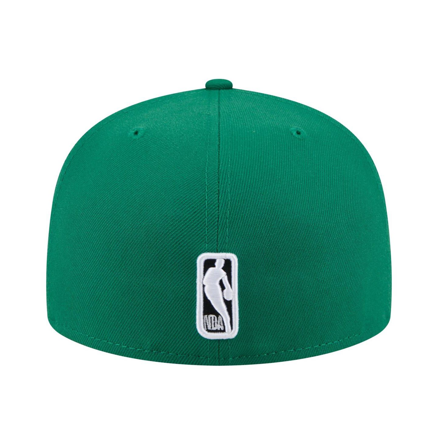 Мужская кепка New Era Kelly Green Boston Celtics State Stitch 59FIFTY Fitted Hat — фото 3