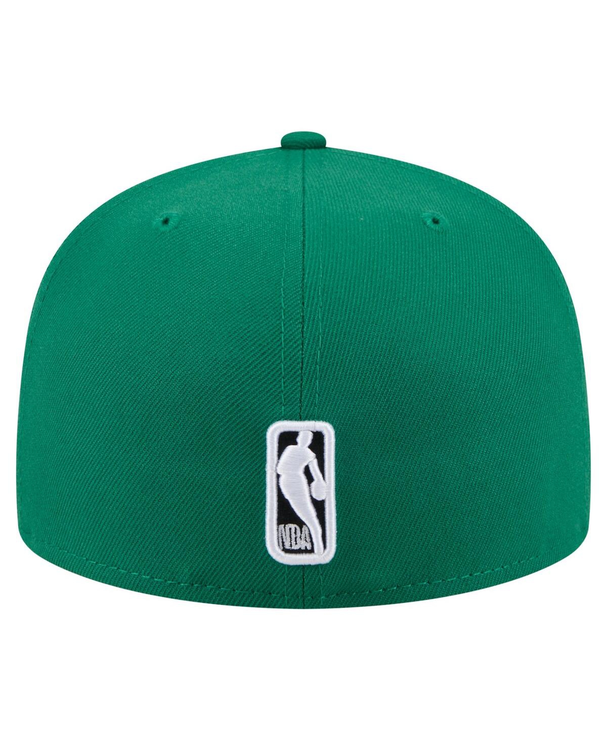 Shop New Era Men's Kelly Green Boston Celtics State Stitch 59fifty Fitted Hat