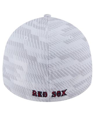 Men's White Boston Red Sox Graded 39THIRTY Stretch Fit Hat