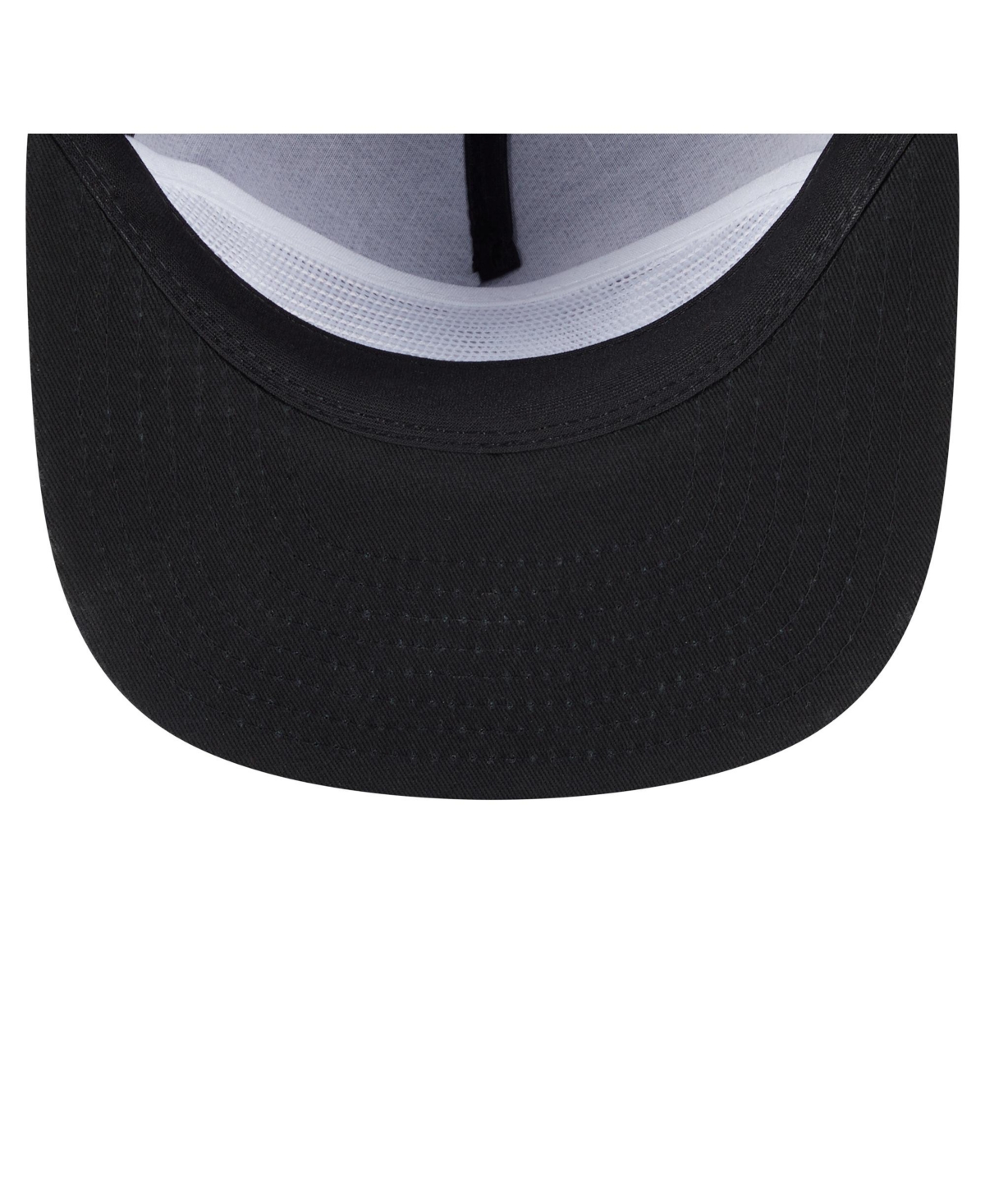 NEW ERA MEN'S BLACK PITTSBURGH PIRATES TEAM TEXT GOLFER SNAPBACK HAT 