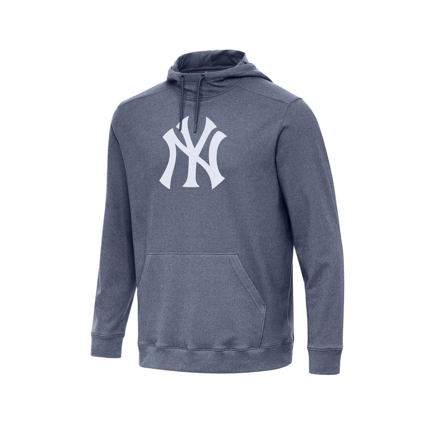 Men's Heather Navy New York Yankees Cloud Pullover Hoodie