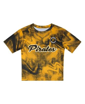 Toddler Gold/Black Pittsburgh Pirates Pinch Hitter Infielder T-Shirt and Shorts Set